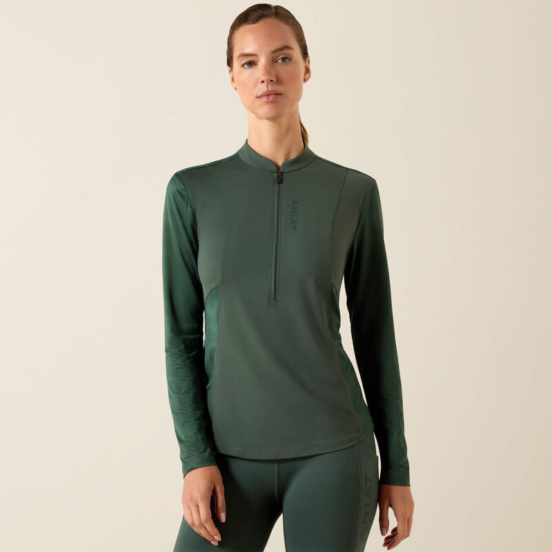 ARIAT® WOMEN'S BREATHE 1/2 ZIP BASELAYER