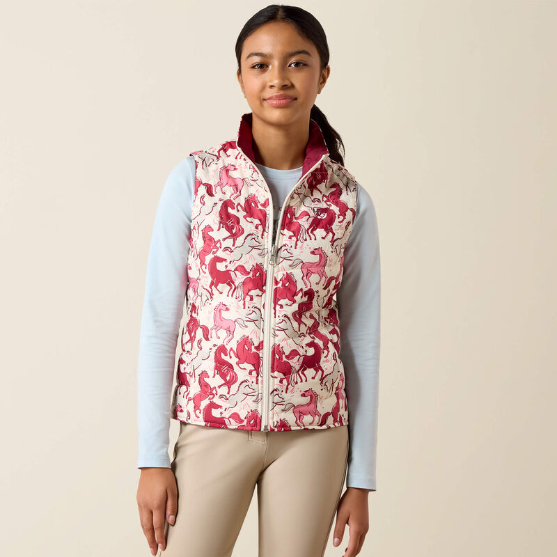 ARIAT® KIDS' BELLA INSULATED REVERSIBLE VEST