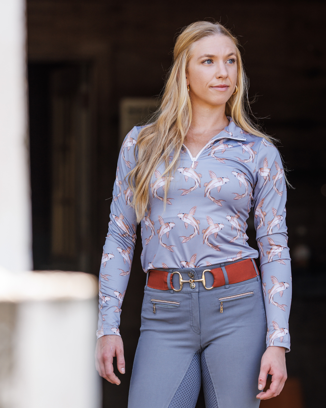 D. D. Connection Collection ELIZABETH Long Sleeved Training Shirt