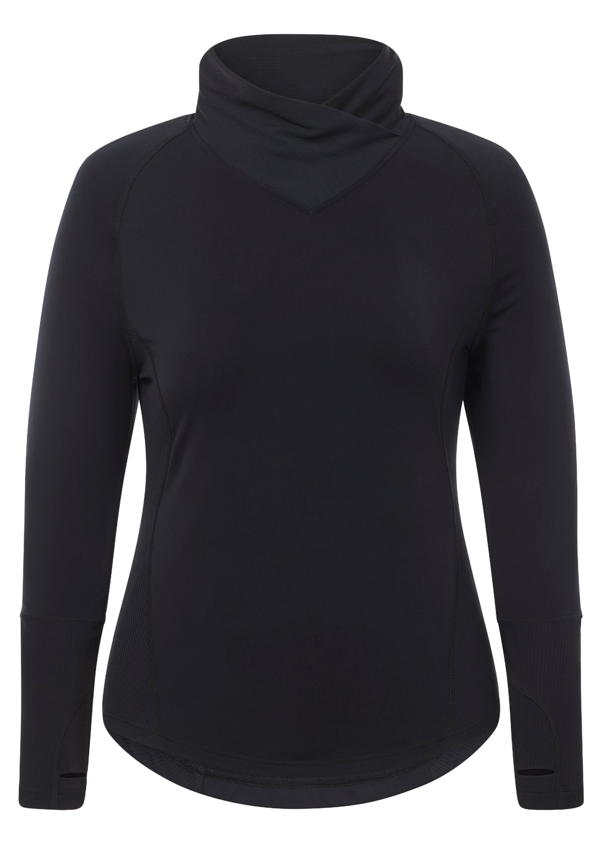 KERRITS WRAP NECK TECH TOP