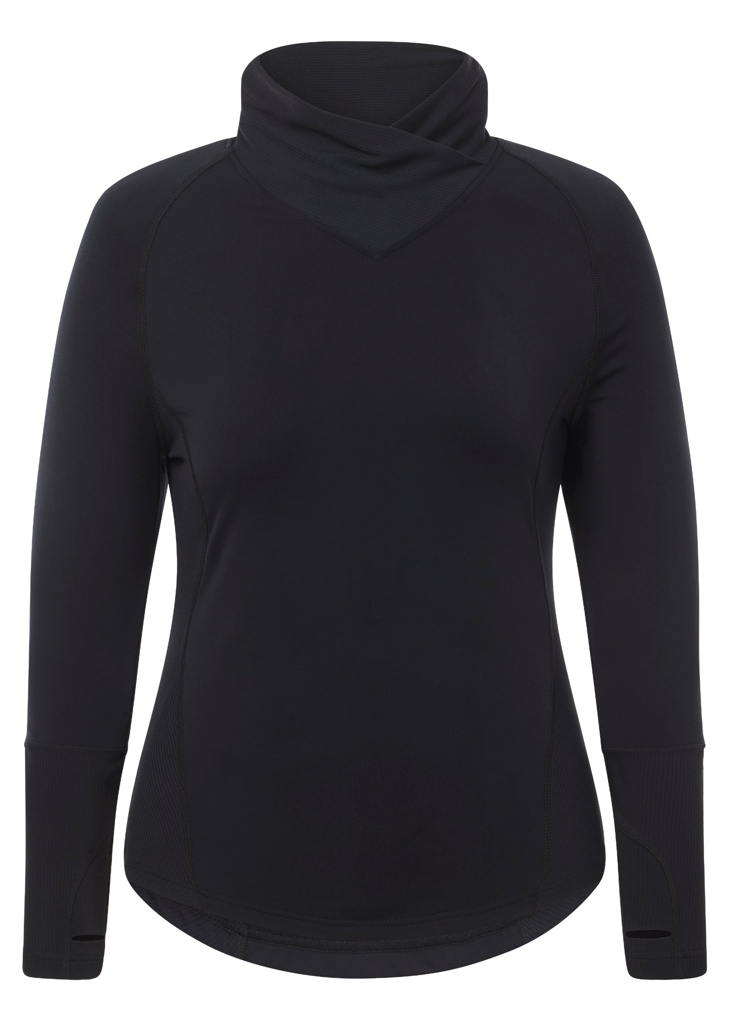 KERRITS WRAP NECK TECH TOP