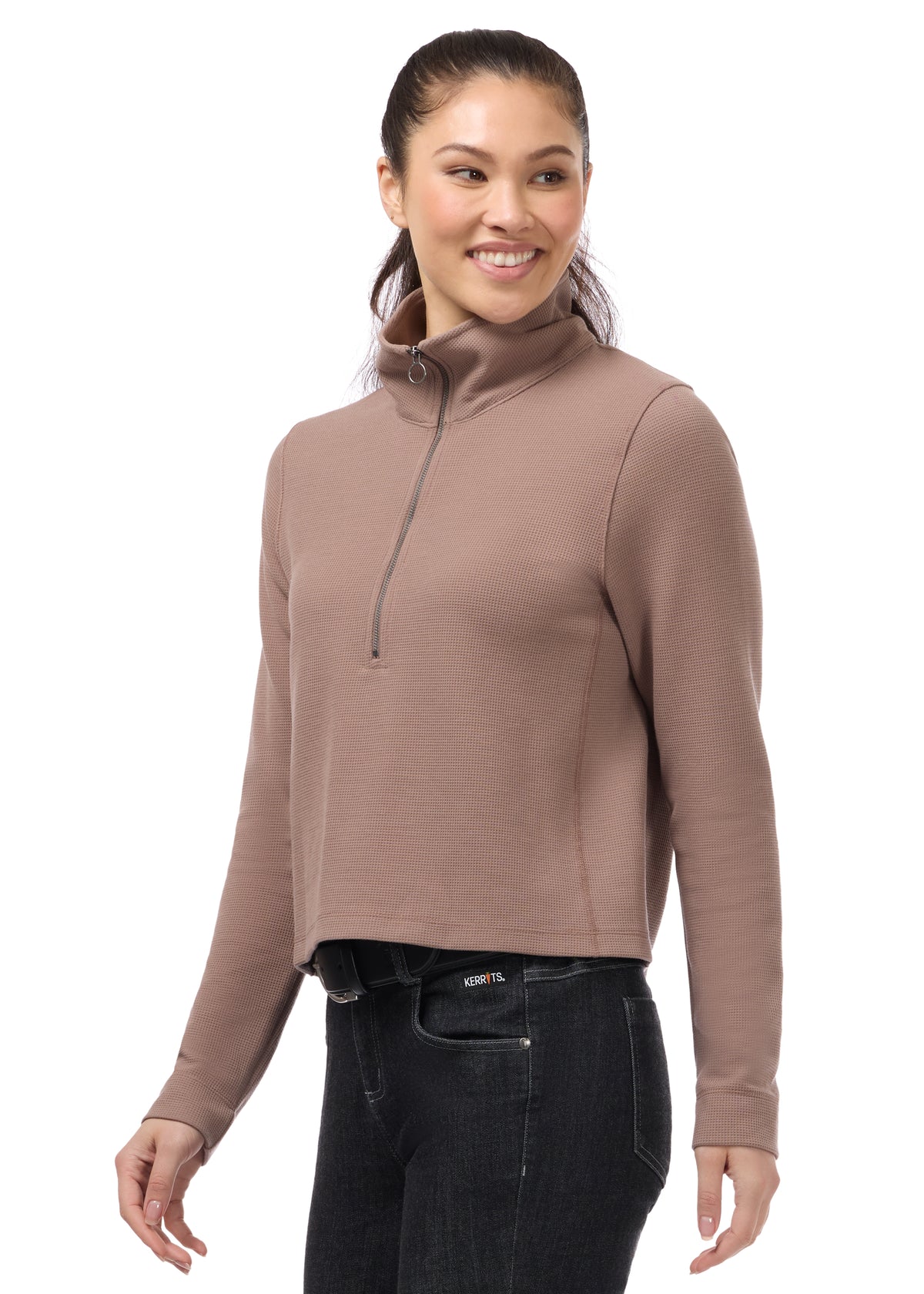 KERRITS SUMMIT THERMAL HALF ZIP TOP