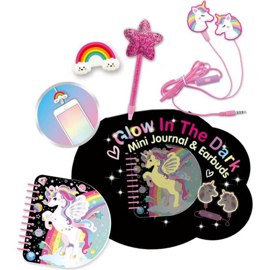 GLOW IN THE DARK WRITING SET