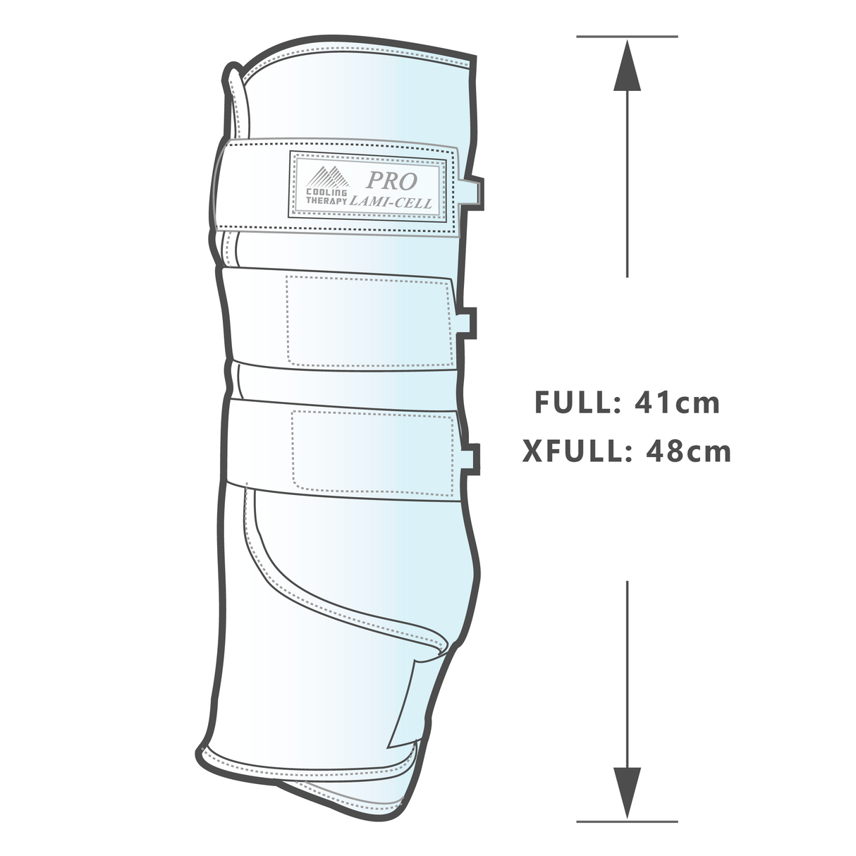 LAMI-CELL THERAPEUTIC ICE BOOTS WITH GEL INSERTS