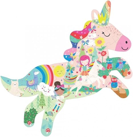 RAINBOW UNICORN 40PC JIGSAW PUZZLE By FLOSS & ROCK