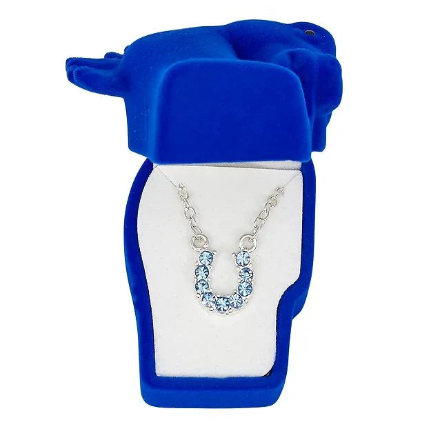 AWST RHINESTONE HORSESHOE NECKLACE