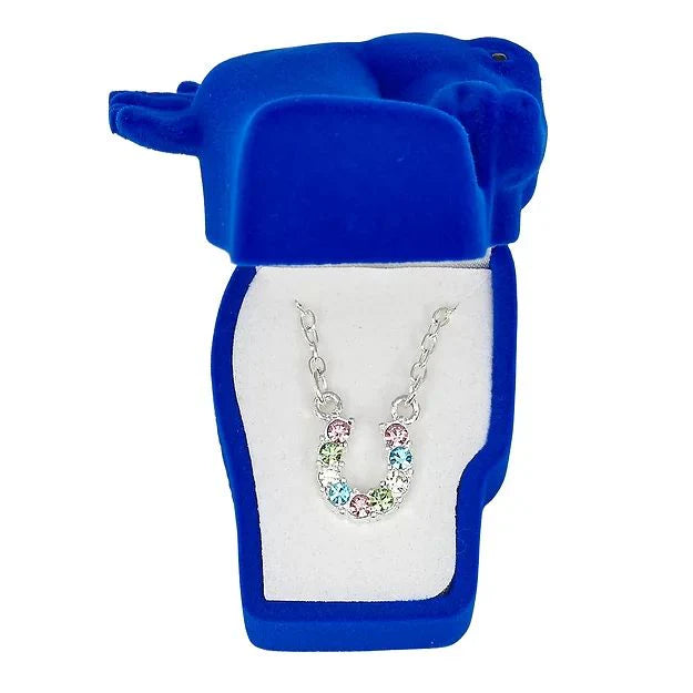 AWST RHINESTONE HORSESHOE NECKLACE