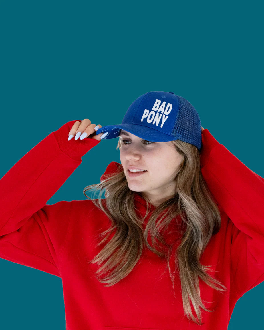 DREAMERS & SCHEMERS "BAD PONY" TRUCKER HAT