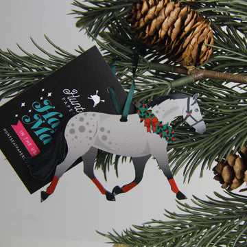 DAPPLE GREY PONY ORNAMENT