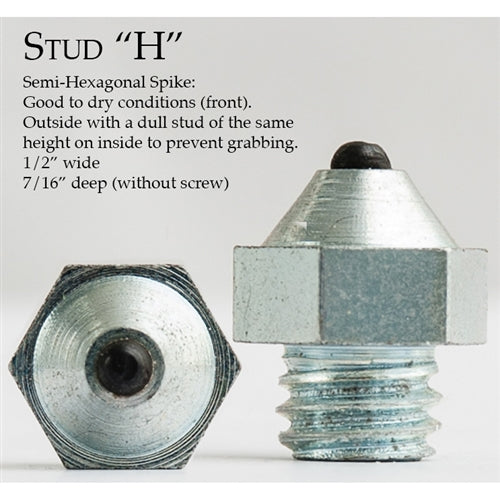 SEMI-HEX SPIKE STUD