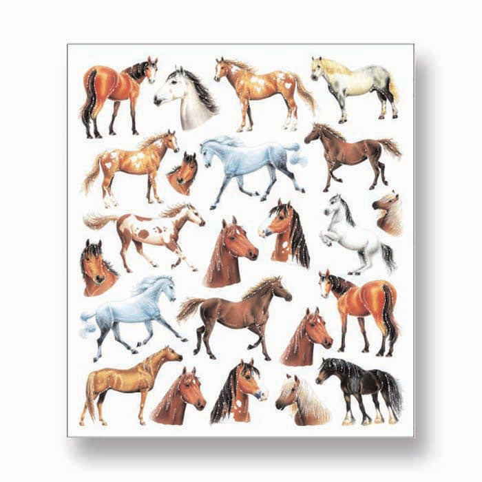 HORSES & HORSE HEADS STICKERS