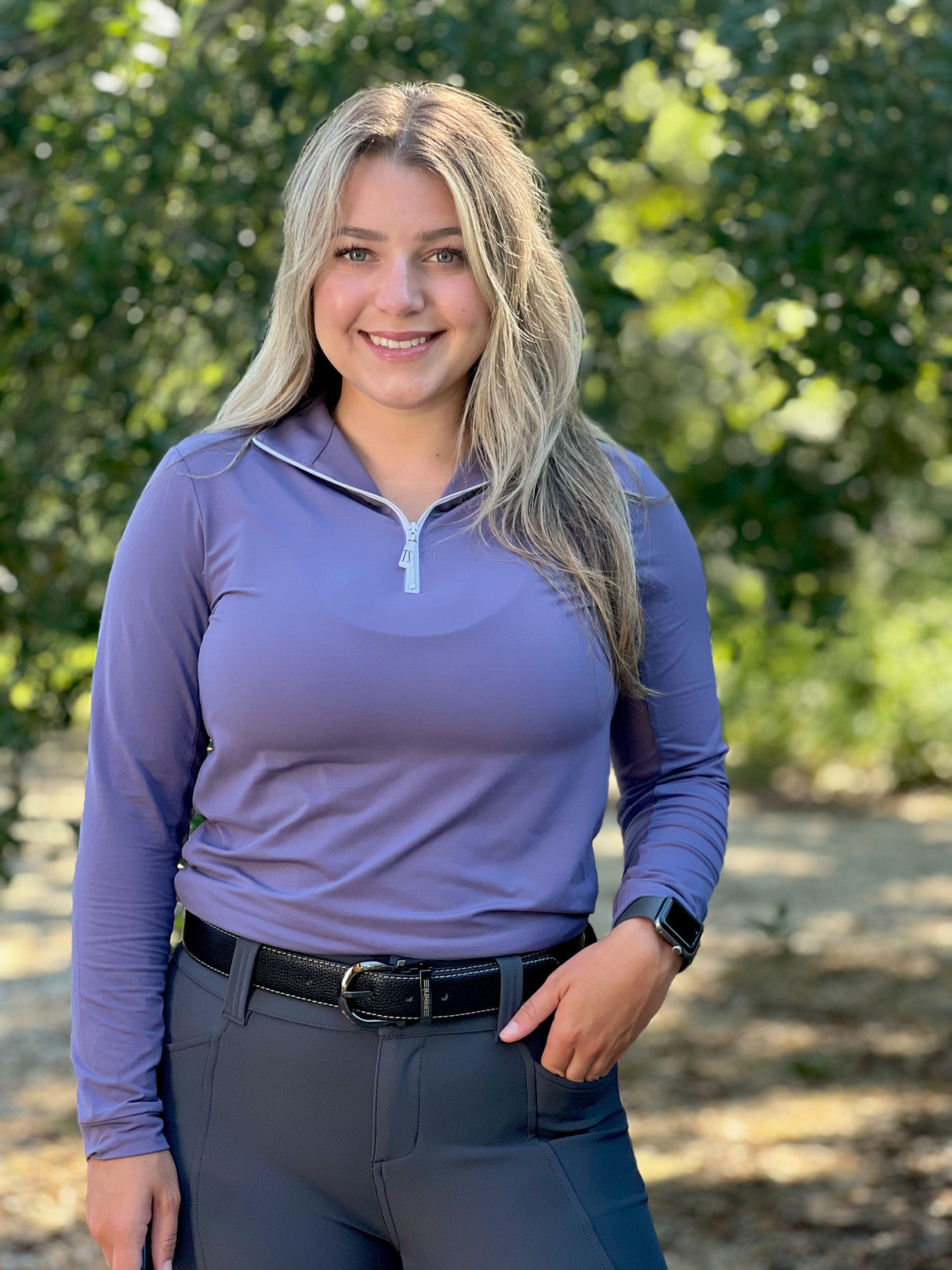 THE TAILORED SPORTSMAN ICEFIL® LONG SLEEVE ZIP TOP