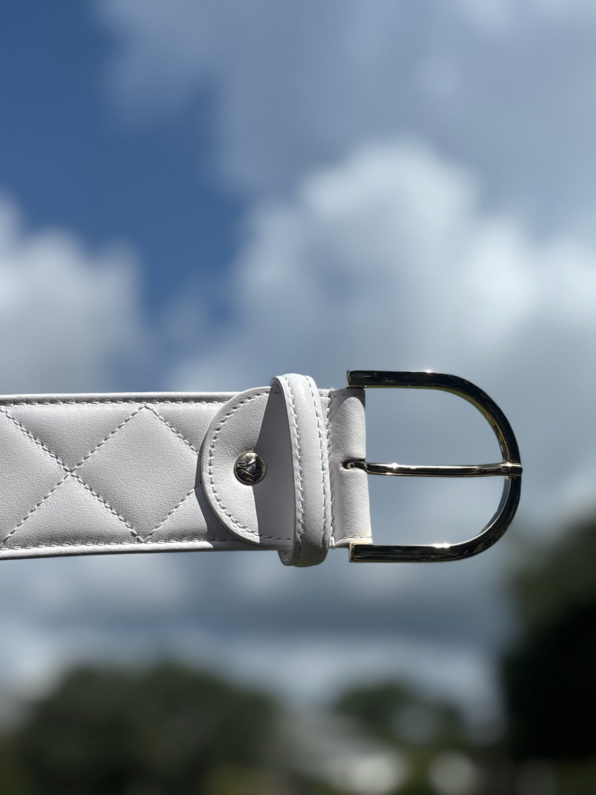 THE TAILORED SPORTSMAN QUILTED LEATHER C BELT