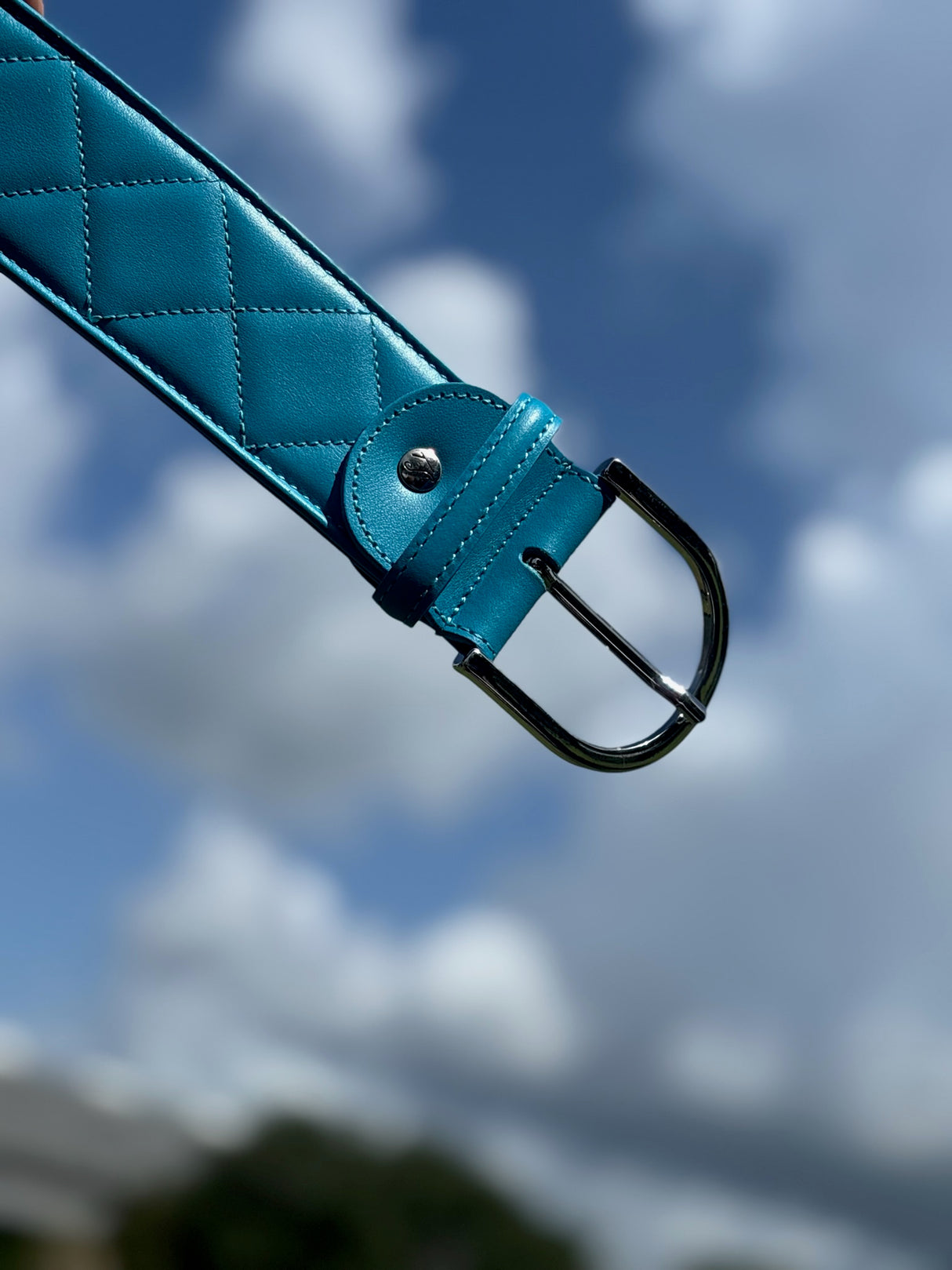 THE TAILORED SPORTSMAN QUILTED LEATHER C BELT