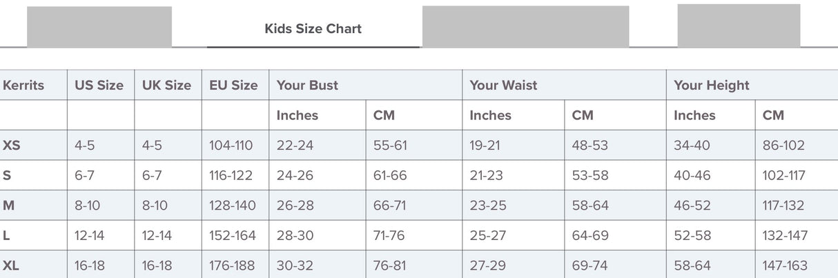 KERRITS KIDS PERFORMANCE KNEE PATCH POCKET TIGHT