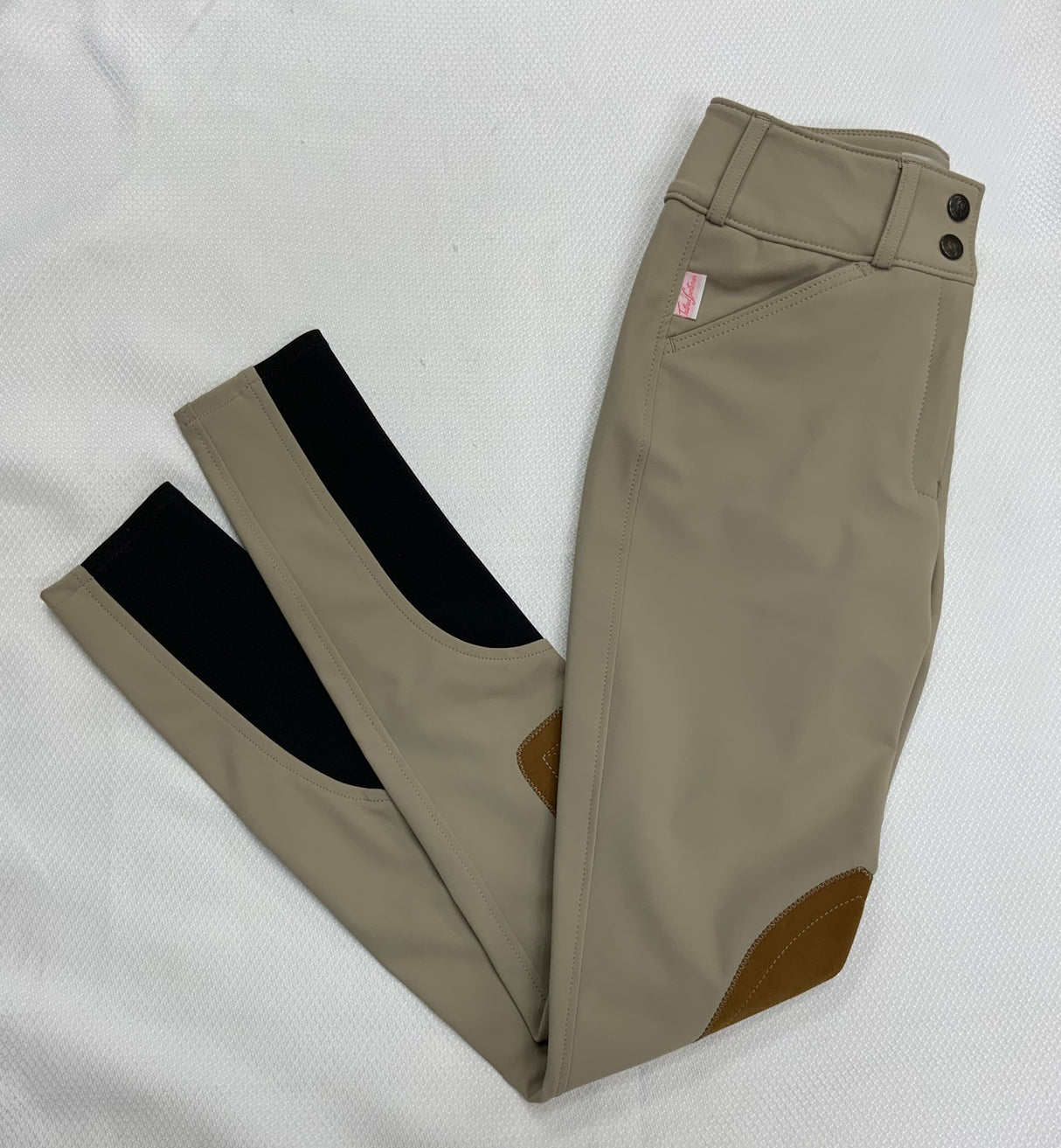 THE TAILORED SPORTSMAN LADIES TECHNO LIGHT WEIGHT MID RISE FRONT ZIP BOOT SOCK BREECH W/ CLARINO KP