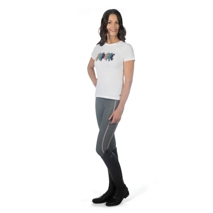 HKM RIDING LEGGINGS-JUNA-SILICONE FS