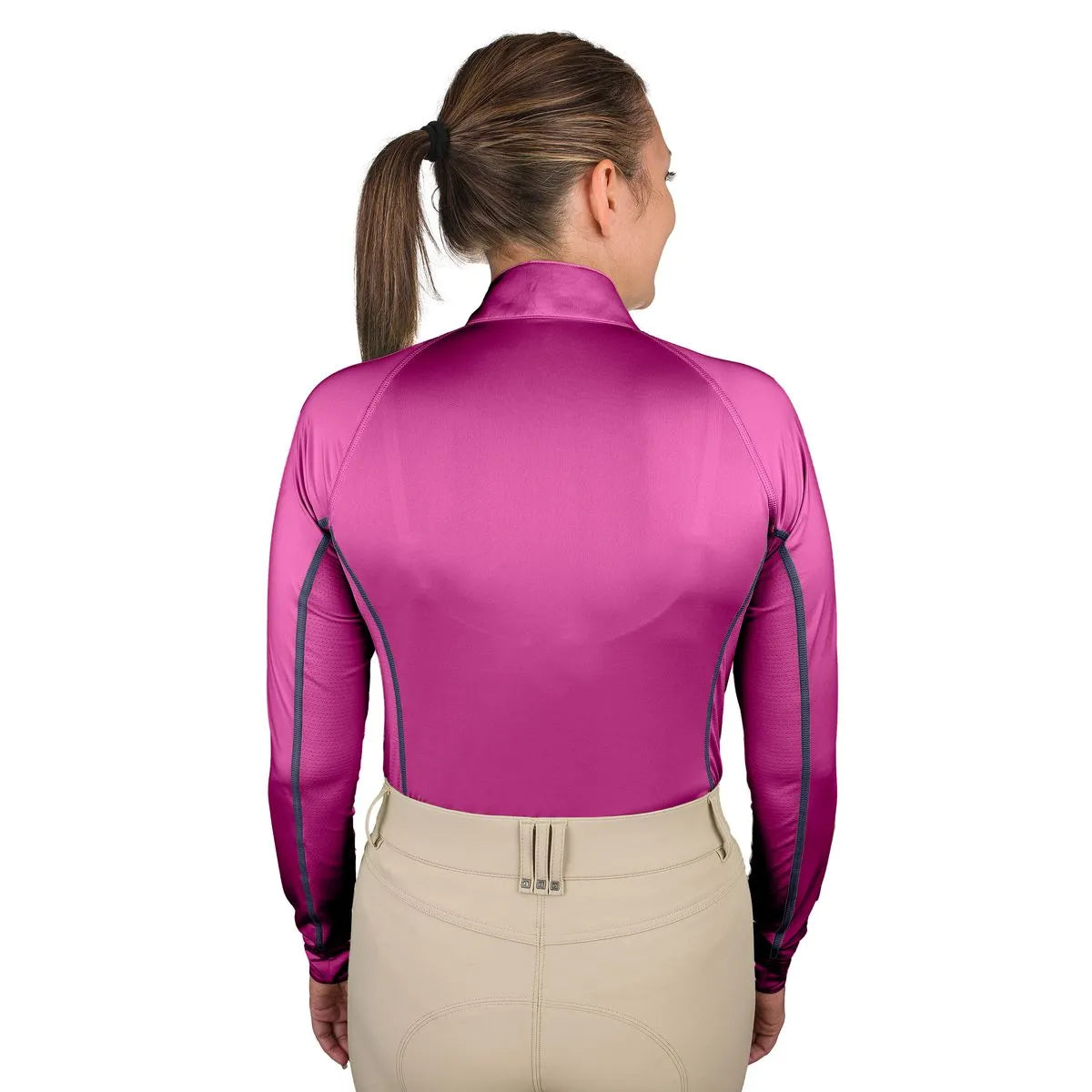 ROMFH® WOMENS' 1/4 ZIP LONG SLEEVE SUNSHIRT