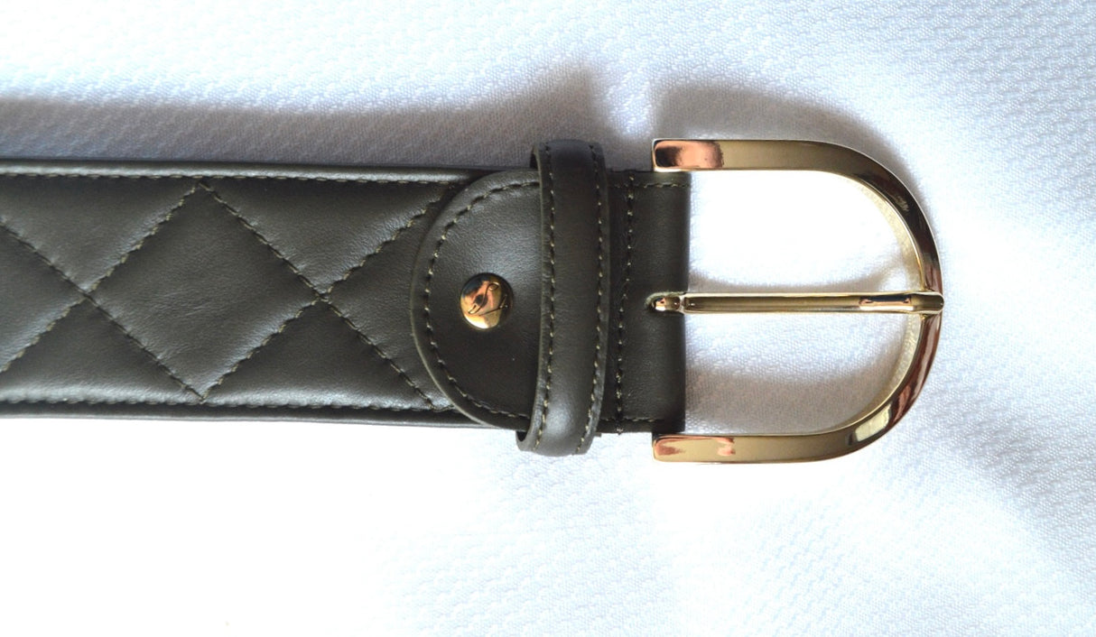 THE TAILORED SPORTSMAN QUILTED LEATHER C BELT