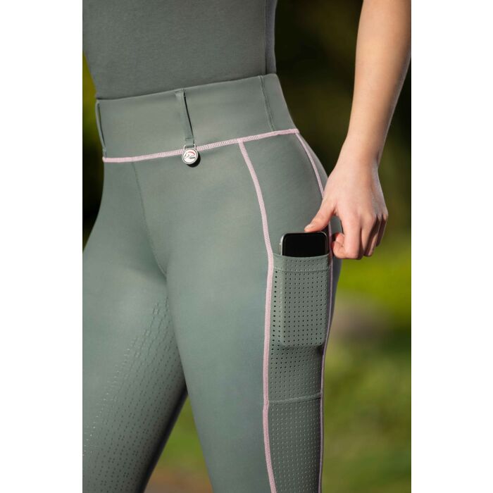 HKM RIDING LEGGINGS-JUNA-SILICONE FS