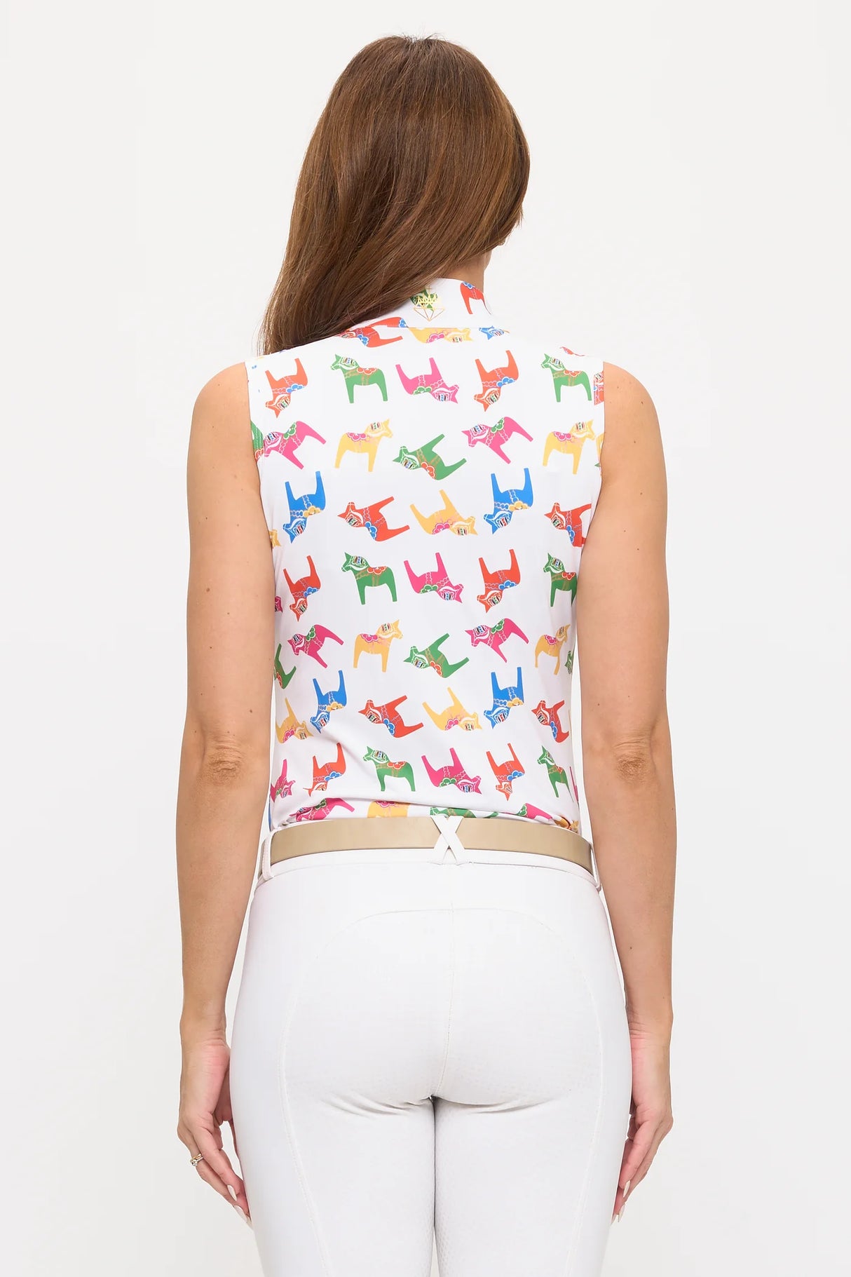 DANCING EQUESTRIAN LUCKY DALA SLEEVELESS SHIRT