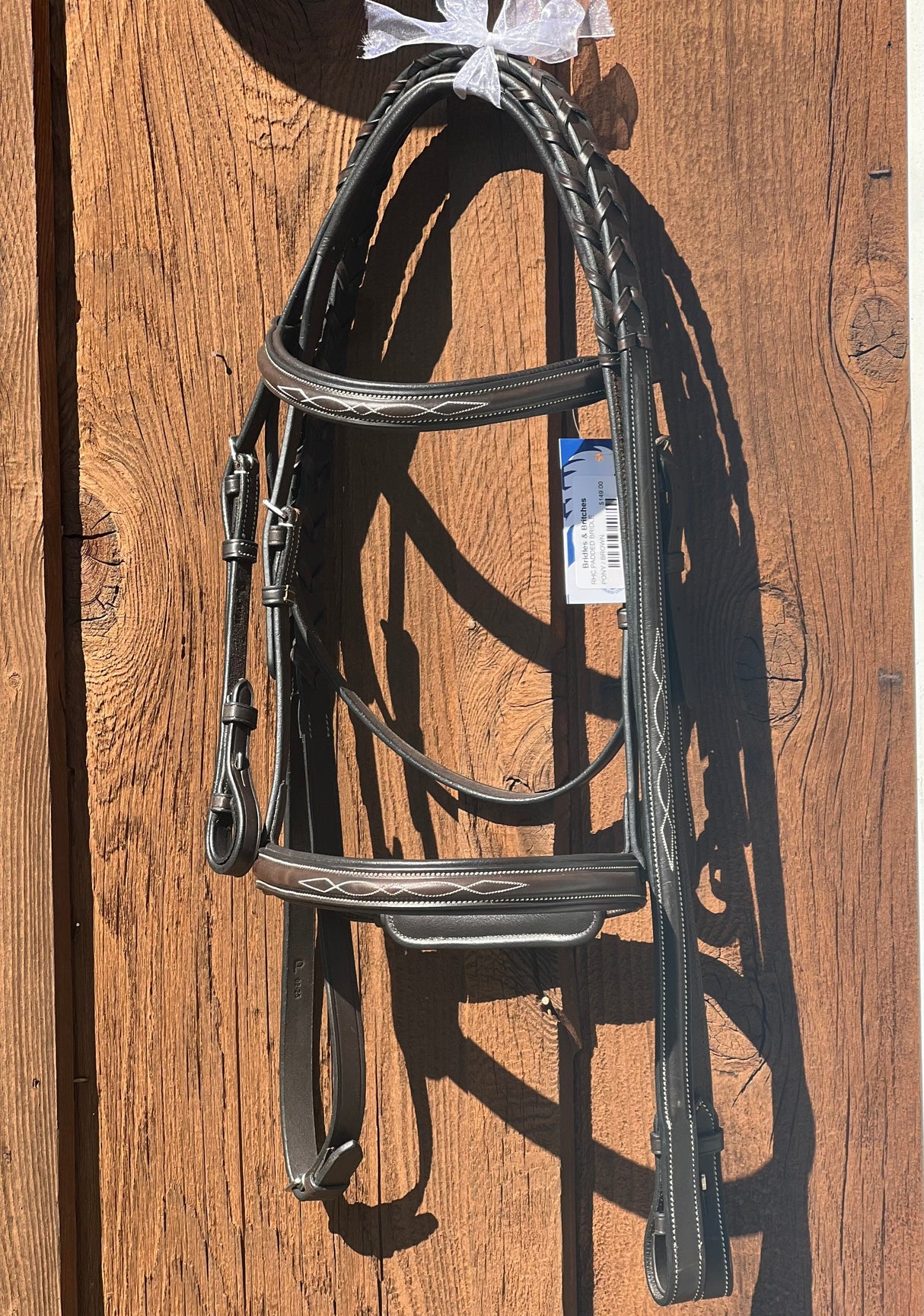 RHC PADDED FANCY STITCHED BRIDLE
