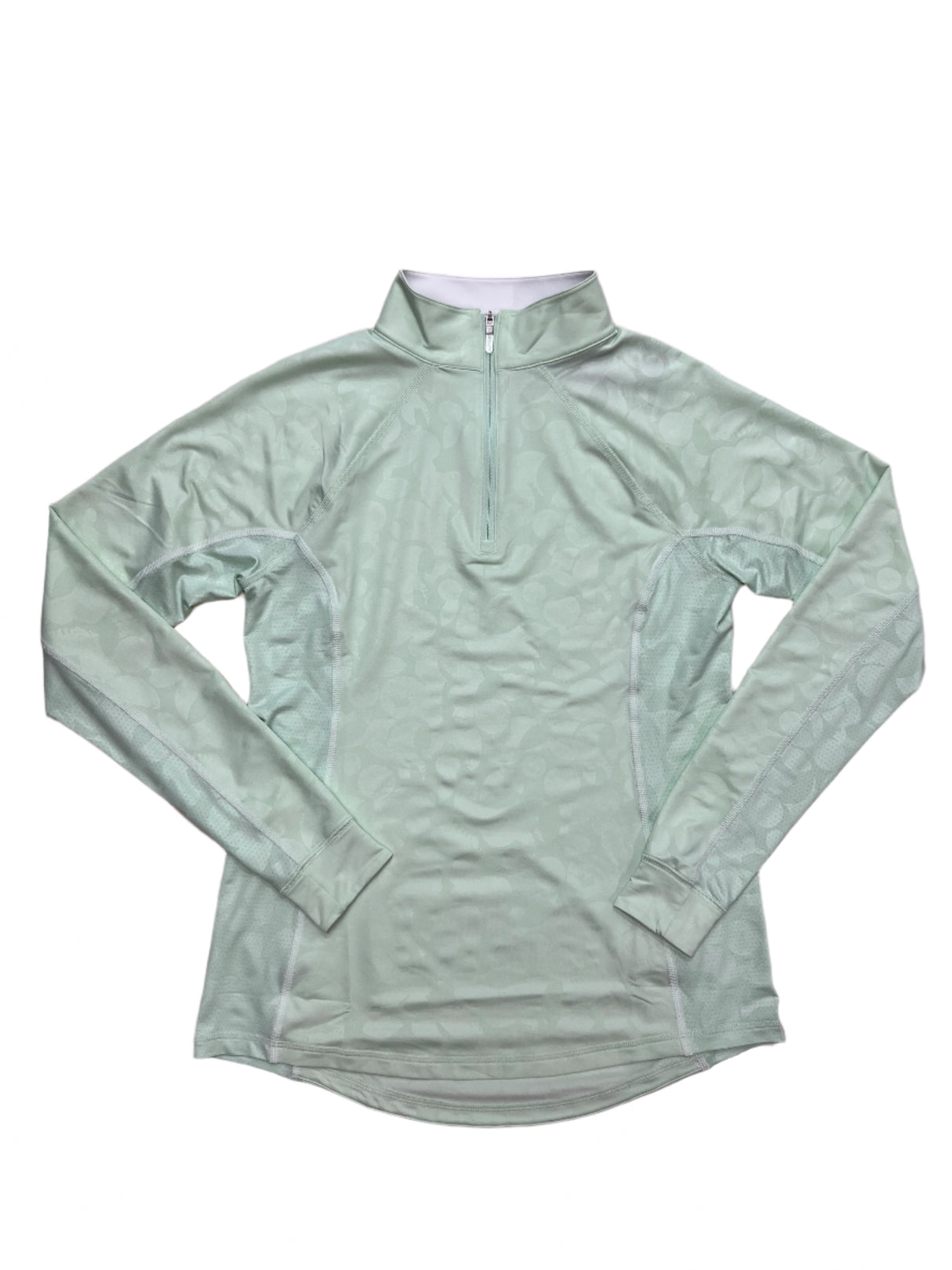 ROMFH® WOMENS' 1/4 ZIP LONG SLEEVE PRINTED SUNSHIRT