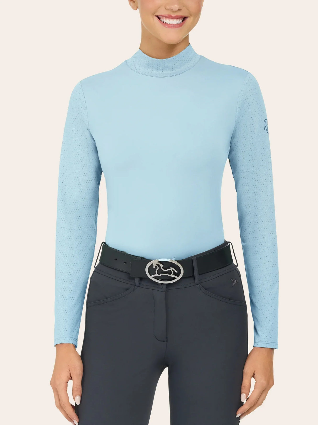 R.J. CLASSICS JEMMA MOCK NECK SHIRT