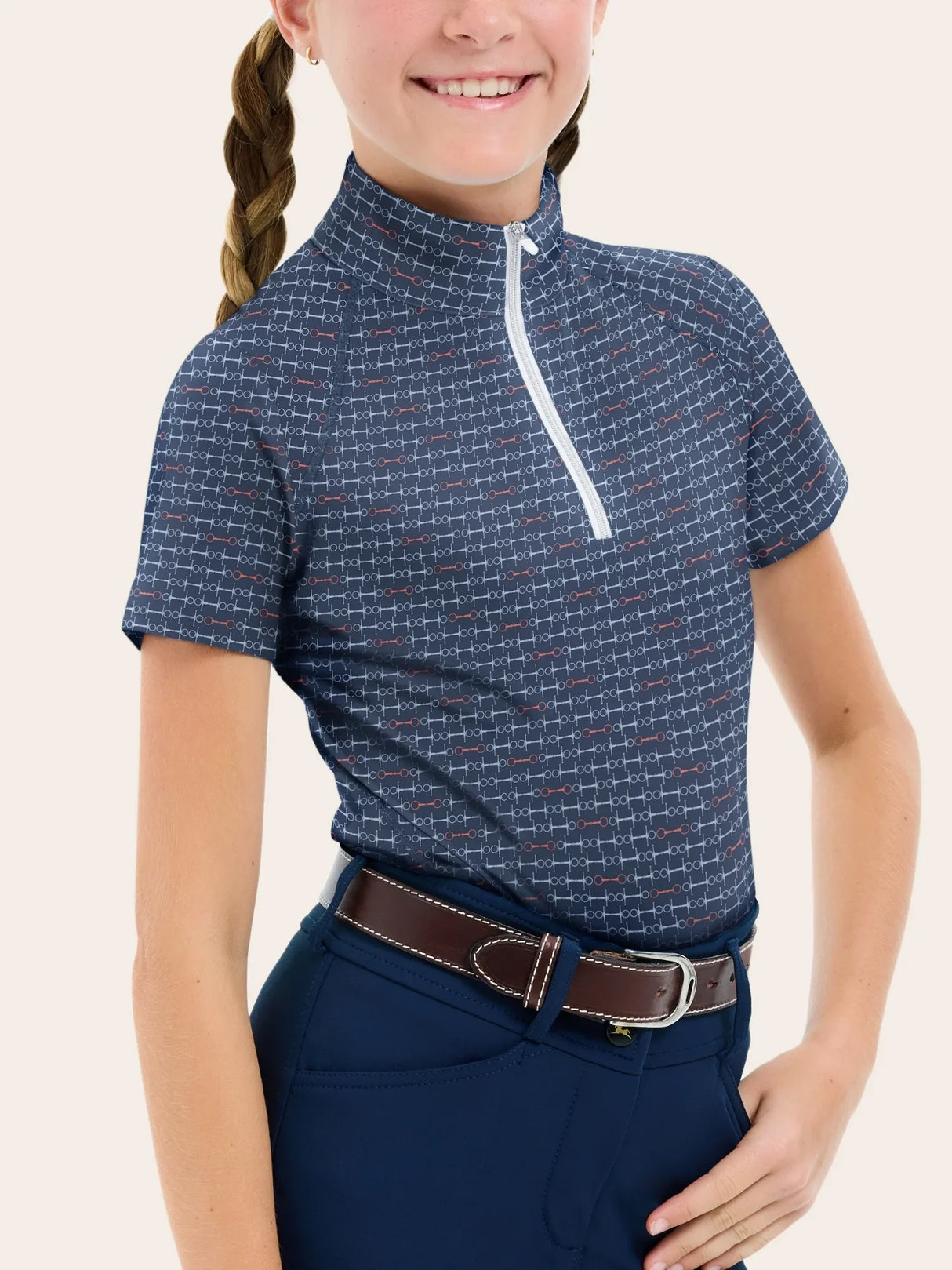 R.J. CLASSICS LUCY JR 1/4 ZIP SHIRT