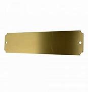BRASS STALL PLATE