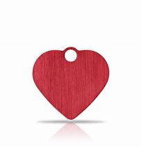 SMALL RED HEART TAG