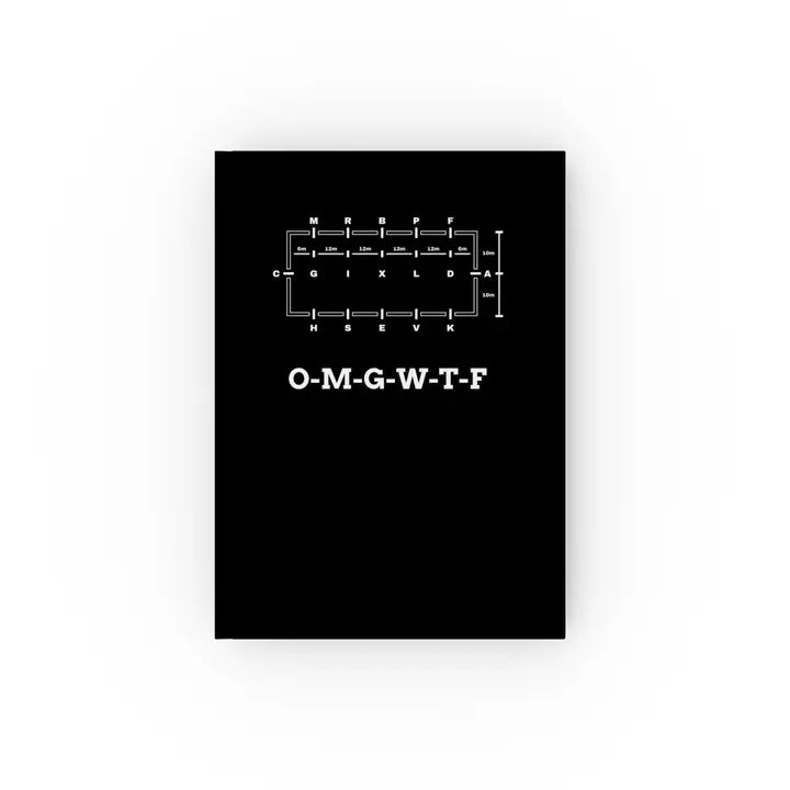 DRESSAGE COURSE JOURNAL "OMGWTF"