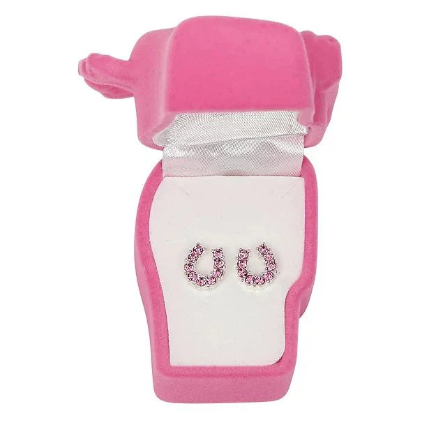 AWST RHINESTONE HORSESHOE EARRINGS