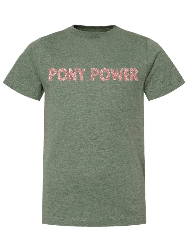YOUTH T-SHIRT "PONY POWER"