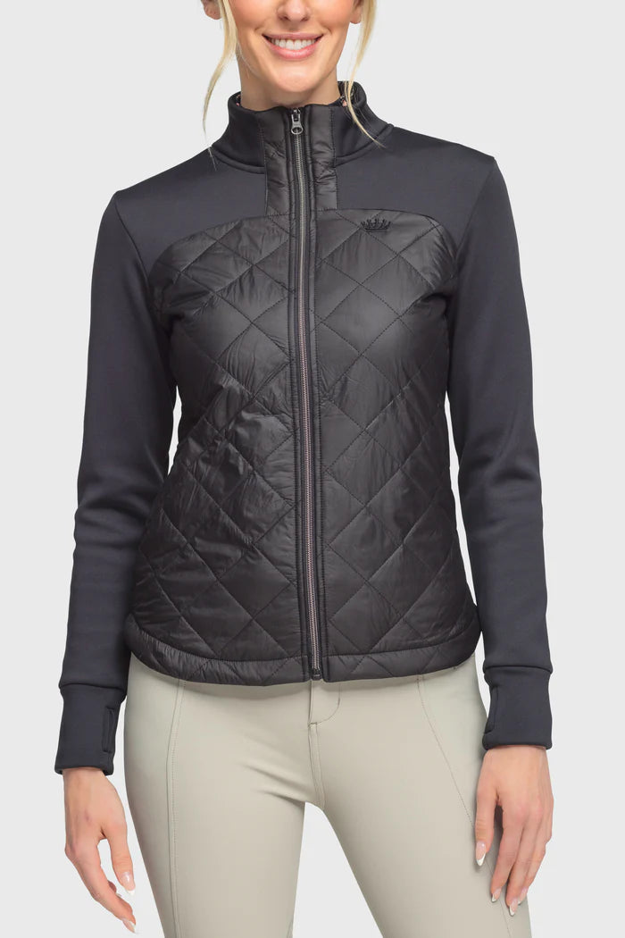 KASTEL DENMARK QUILTED FRONT FULL ZIP JACKET