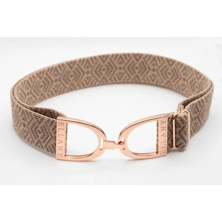 ELLANY 1.5" ROSE GOLD STIRRUP BELT