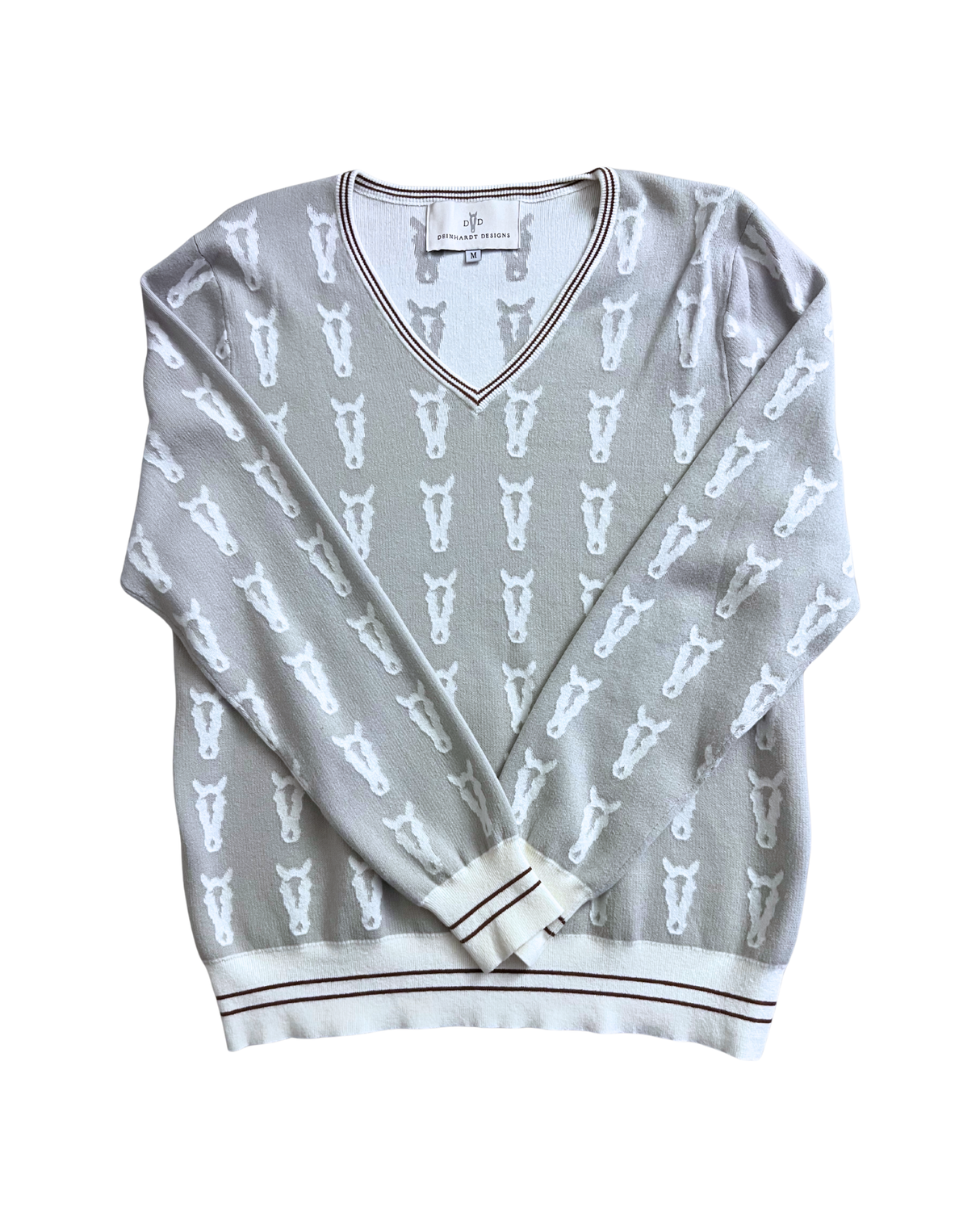 DEINHARDT DESIGNS VARSITY SWEATER