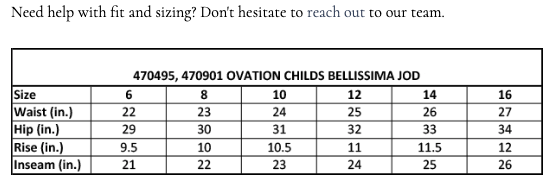 KIDS OVATION BELLISSIMA JOD KNEE PATCH