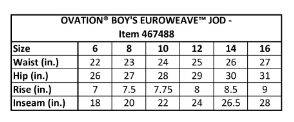 OVATION® BOY'S EUROWEAVE™ JOD