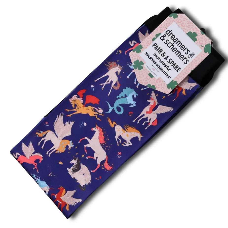 DREAMERS & SCHEMERS ORIGINAL BOOT SOCKS - PAIR & A SPARE
