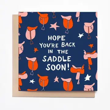 Card: Back in the Saddle