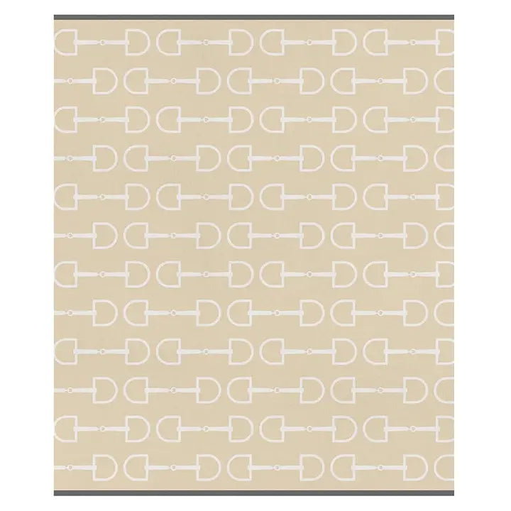 Face To Face Luxe Throw - Equestrian