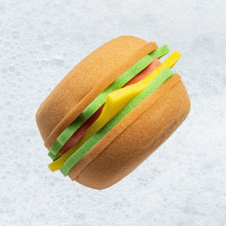 DREAMERS & SCHEMERS BLUE RIBBON BURGER BATH SPONGE