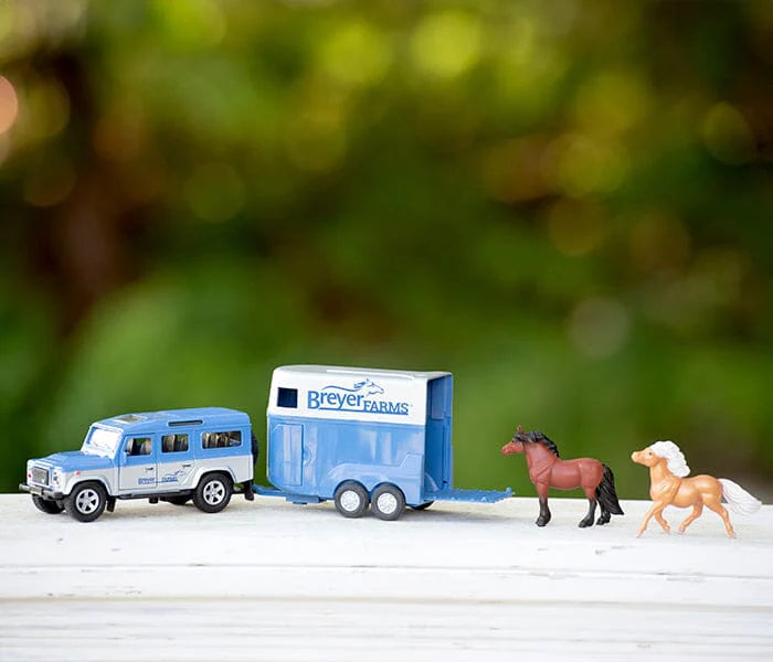 Breyer Farms™ Land Rover® and Tag-A-Long Horse Trailer