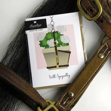 With Sympathy - Horse Grief Card