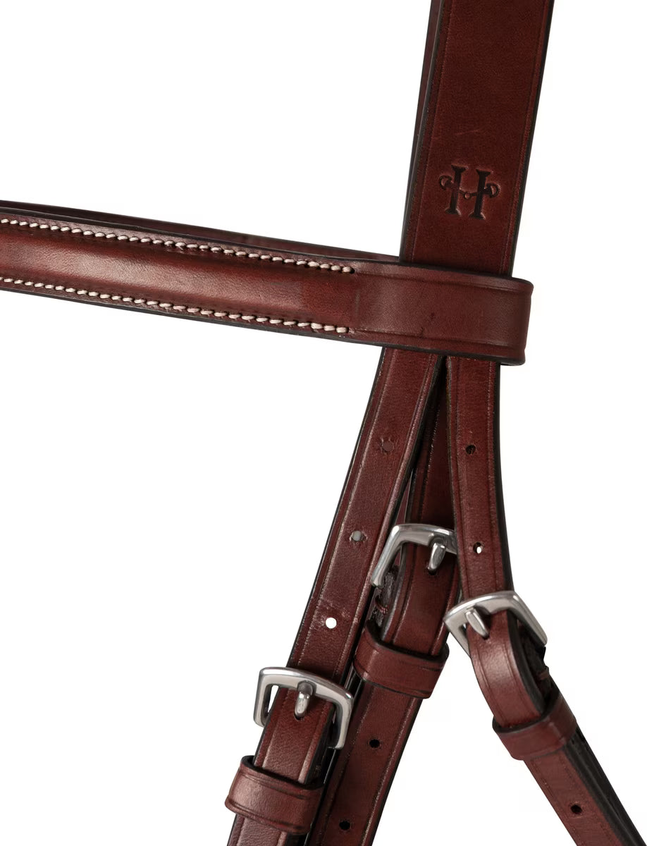 HUNTLEY FANCY STITCHED SCHOOLING HUNTER BRIDLE