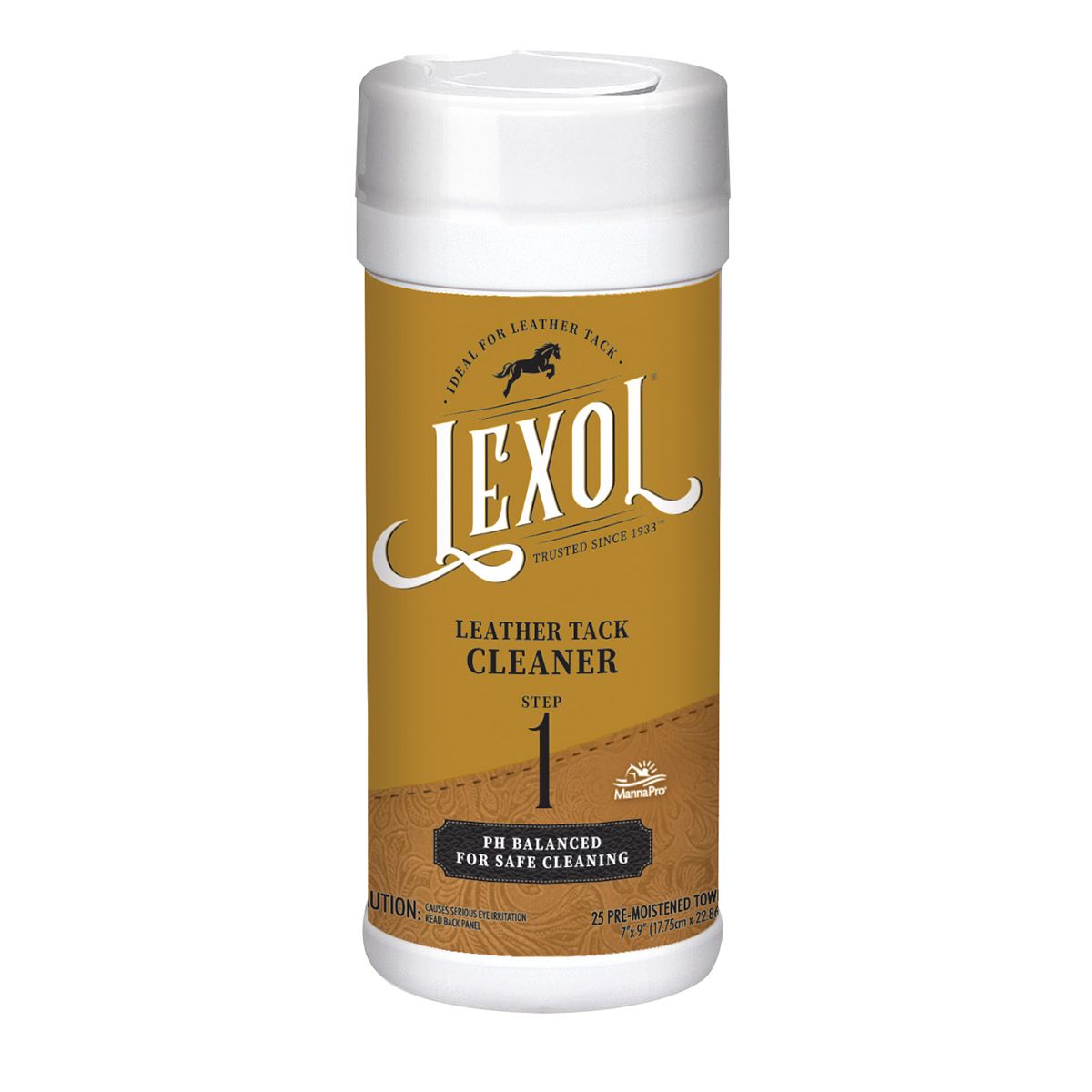 LEXOL QUICK WIPES LEATHER CLEANER 25'S