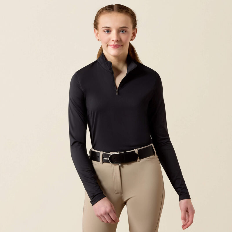 ARIAT® YOUTH LUNAVEIL 1/4 ZIP BASELAYER