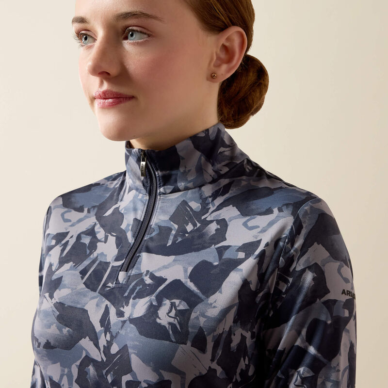 ARIAT® YOUTH LUNAVEIL 1/4 ZIP BASELAYER