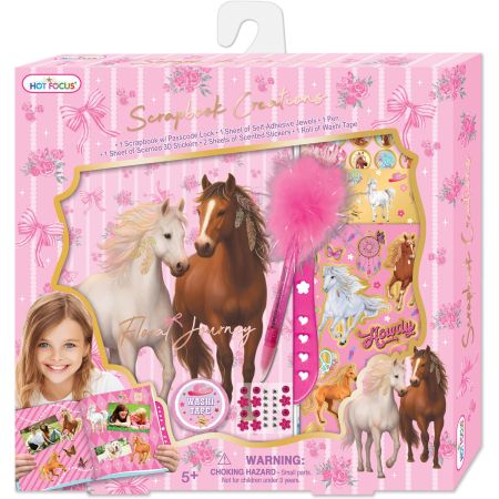 SCRAPBOOK CREATIONS- ROSEY HORSE